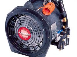 AFi75xx正負(fù)壓氣動(dòng)防爆排煙機(jī)